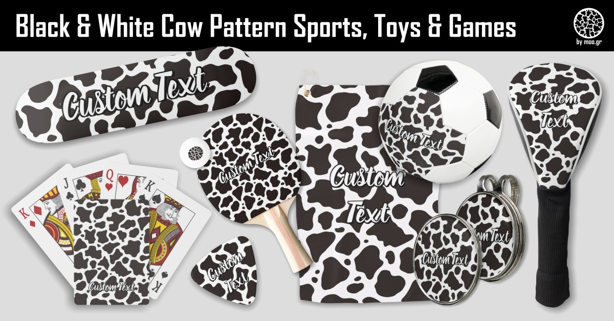 Cow Pattern Sports, Toys & Games
