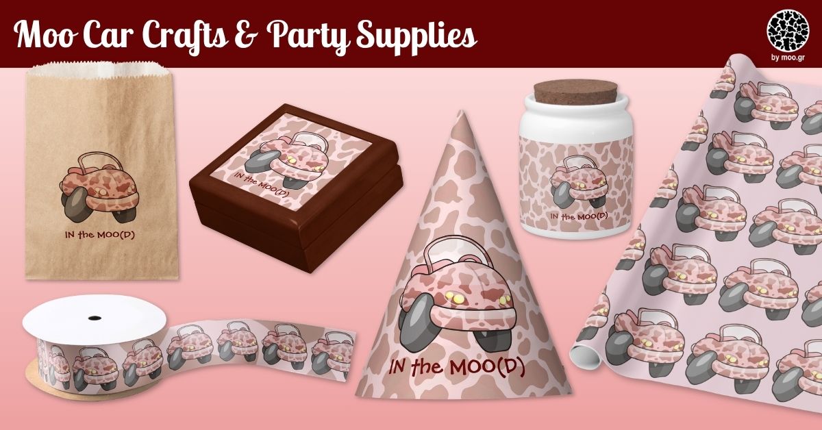 Moo Car Crafts & Party Supplies