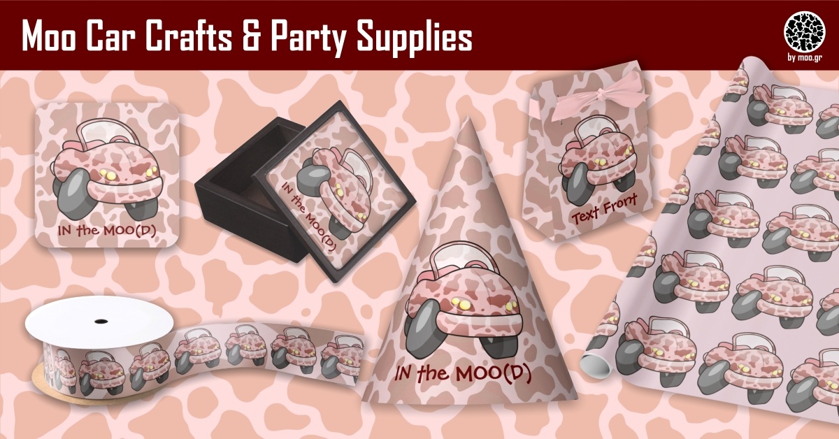 Moo Car Crafts & Party Supplies
