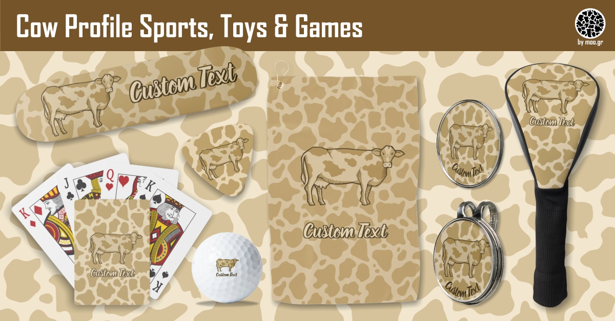 Cow Profile Sports, Toys & Games