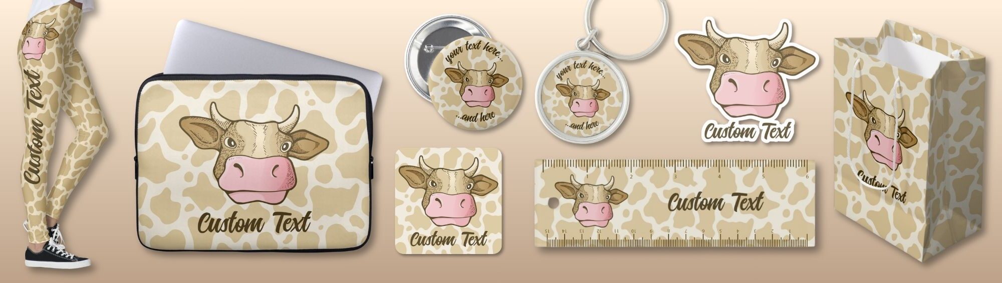 Cow Head Icon Collection