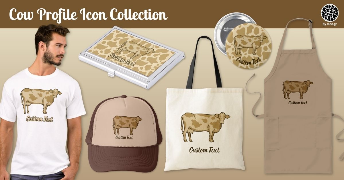 Cow Profile Icon Collection